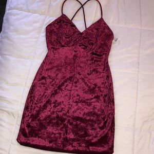 Burgundy Dress